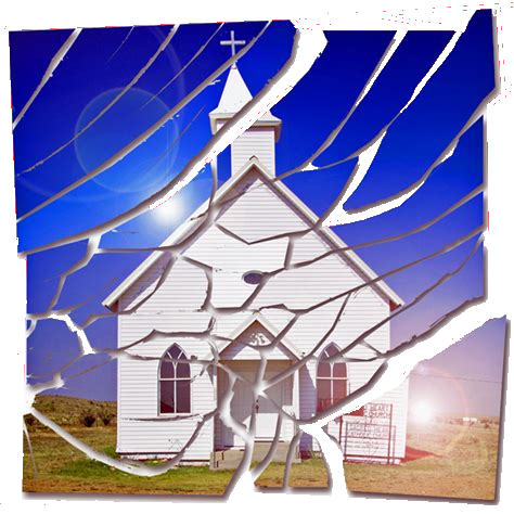 broken church